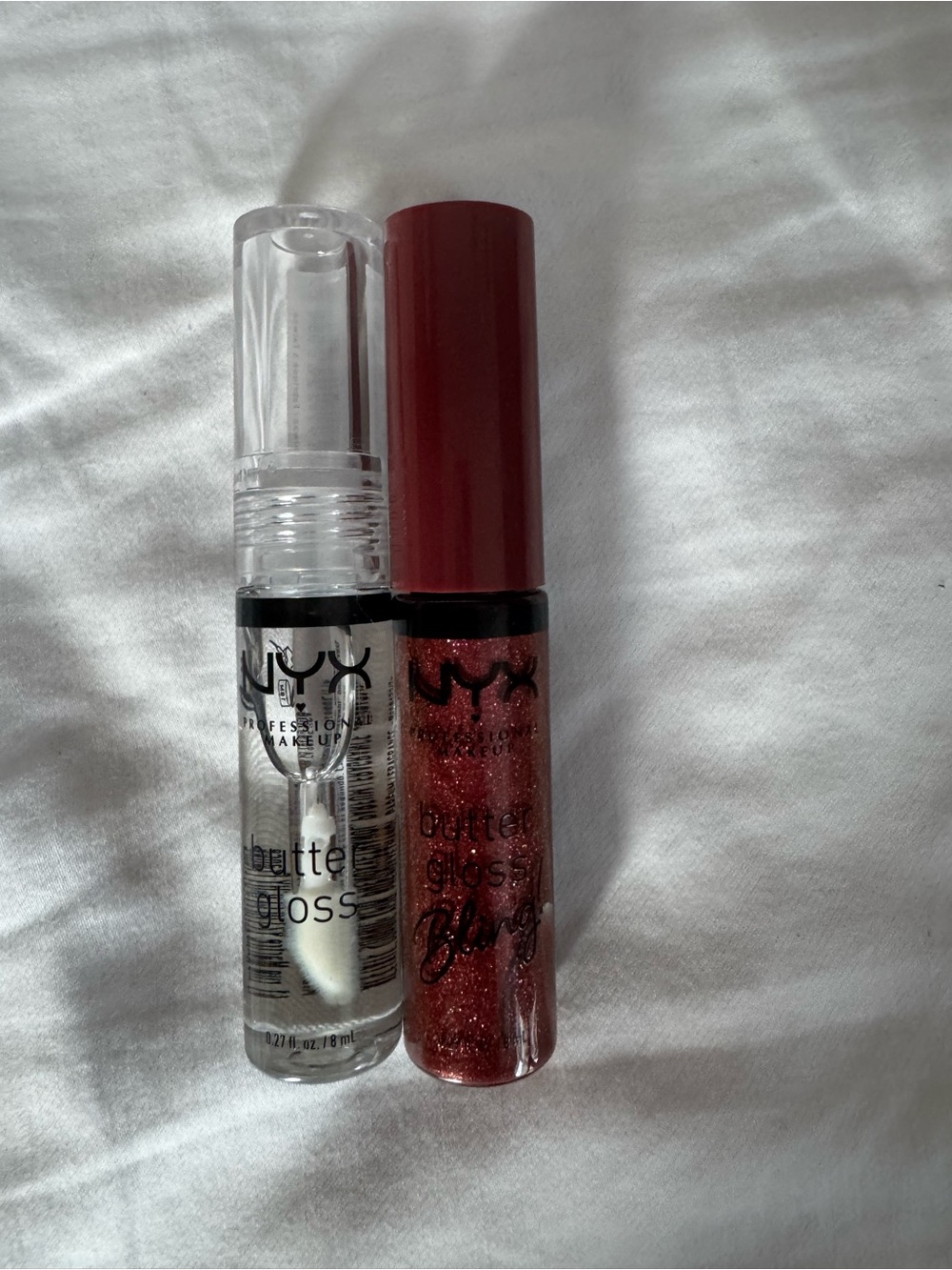 Nwt NYX Butter Gloss Duo in Clear and Big Spender Bling